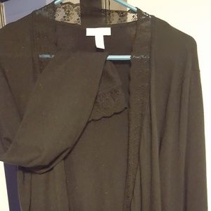 Women's extra large black over throw